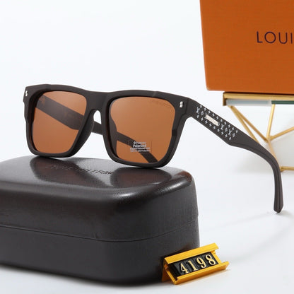 Temple Printed Square Sunglasses