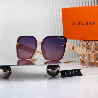 Metal Logo Oversized Sunglasses 0921
