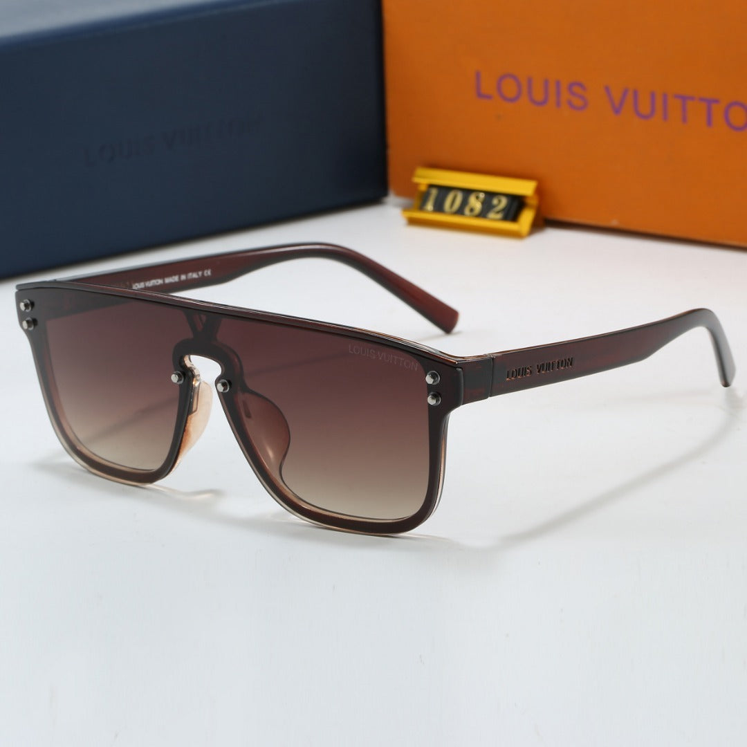 Riveted Printed Oversized Sunglasses