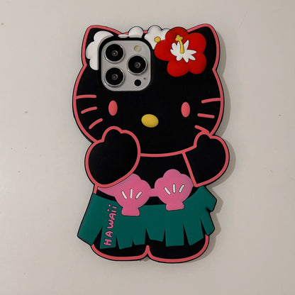 Summer Cute Cat Silicone Case