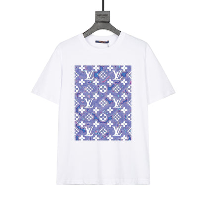 Purple printed T-shirt